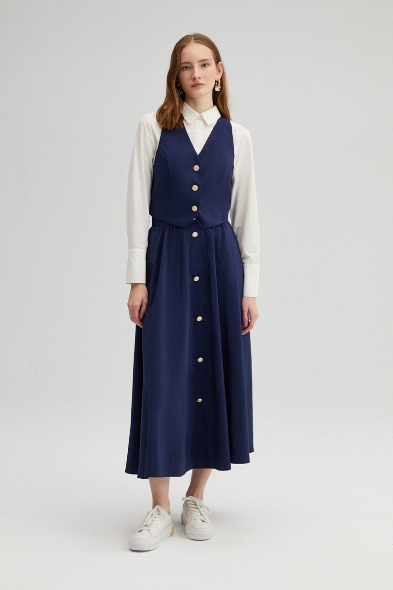 Touche Vest Skirt Cupra Set  - Image 1