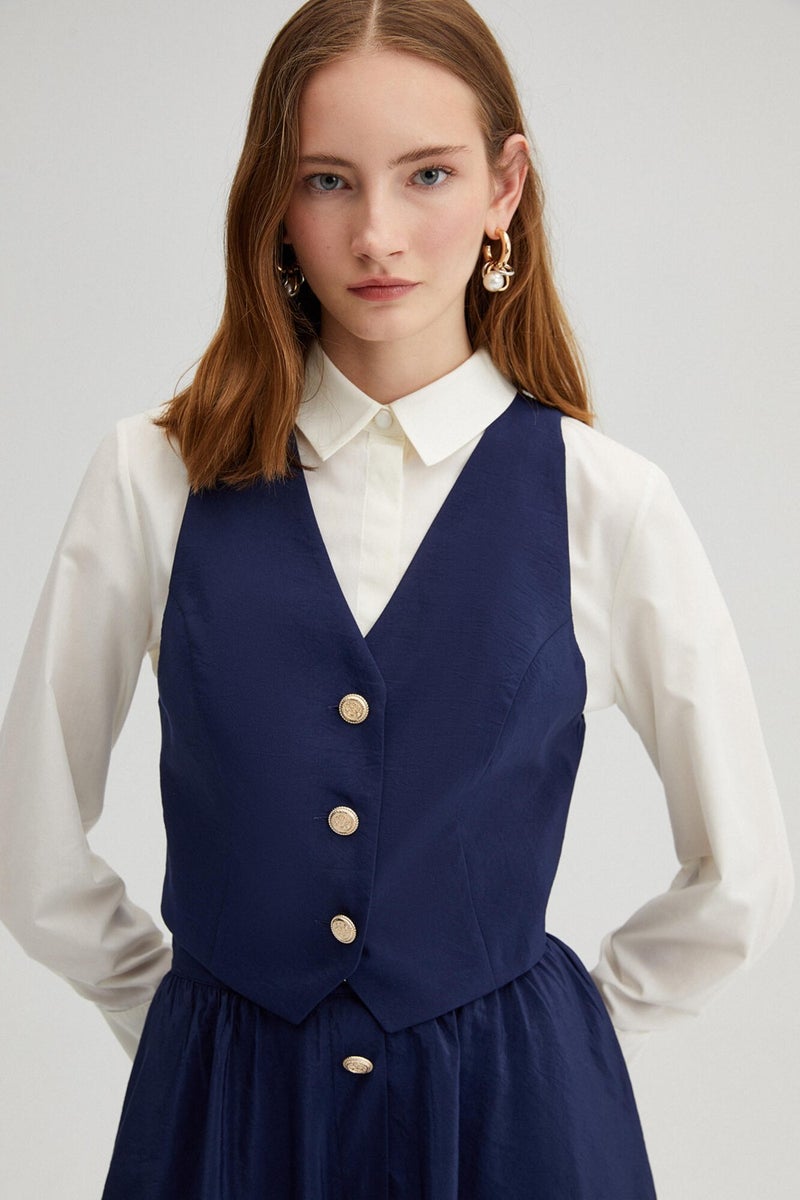 Touche Vest Skirt Cupra Set  - Image 3
