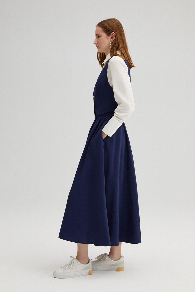 Touche Vest Skirt Cupra Set  - Image 4
