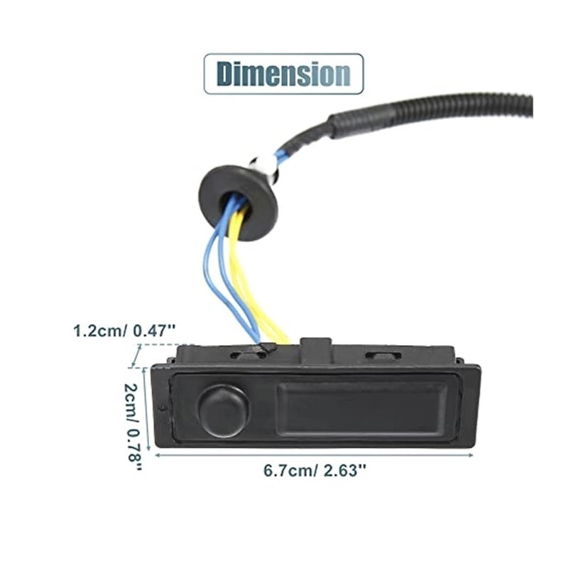 Vuzmode Rear Liftgate Trunk Open Release Switch for Nissan - Image 4