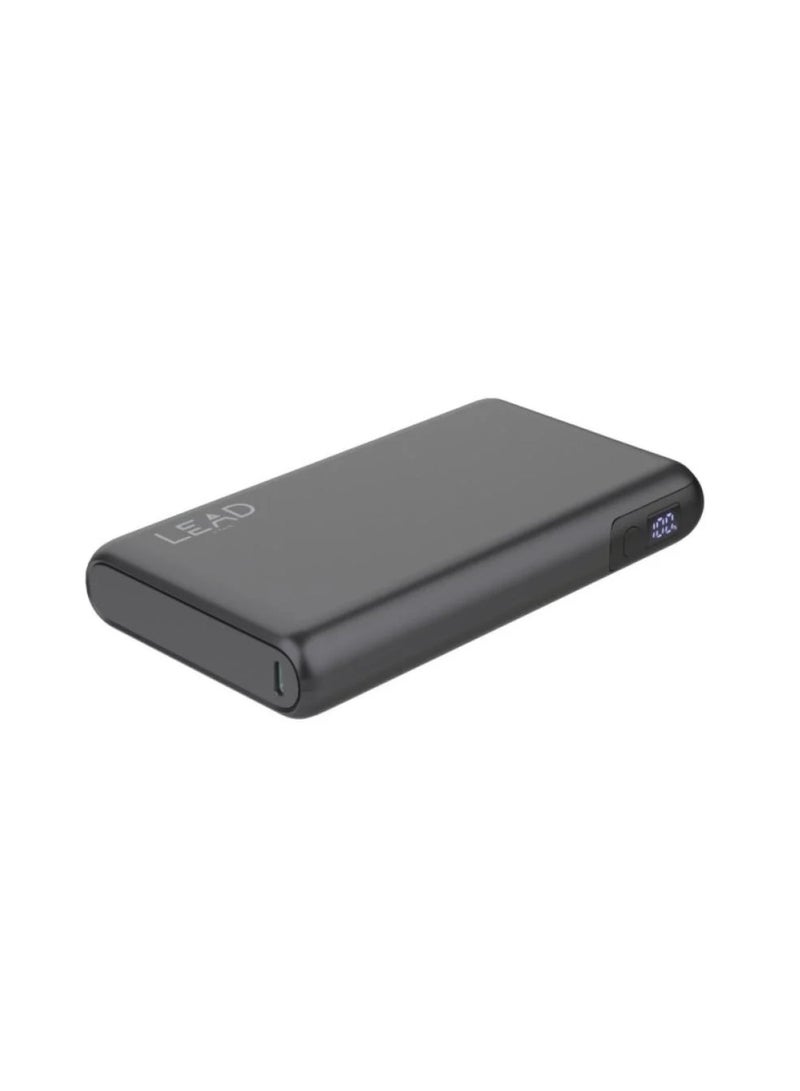 LEAD 65W PD Fast Charging Power Bank (DL202G)19200mAh – Portable High-Capacity Battery Pack with Dual USB-C & USB-A Output, Automobile-Grade 21700 Cells – Black - Image 3