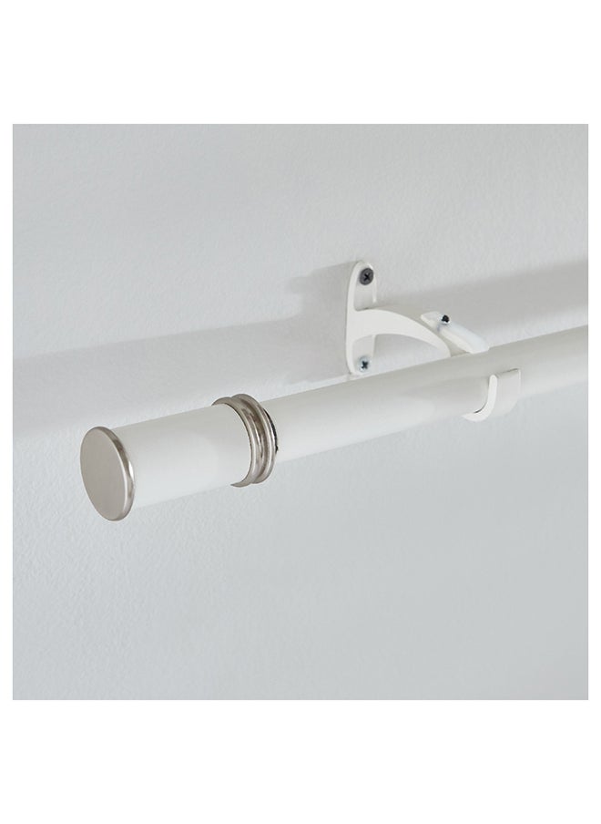 Home Box Zoe Powder Coated Extendable Single Curtain Rod 320 x 2.5 cm  - Image 3