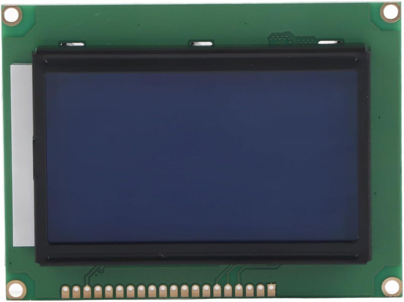شاشة عرض زرقاء مع إضاءة خلفية 12864-5V، لوحة مودول LCD12864 لشاشات العرض LCD لرسم الرسومات والحروف الصينية - Image 1