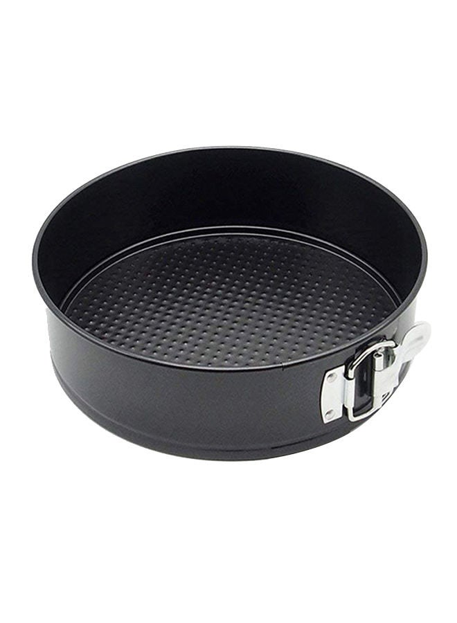 NIBEMINENT Non-Stick Springform Cake Pan with Removable Bottom Black 7inch - Image 1