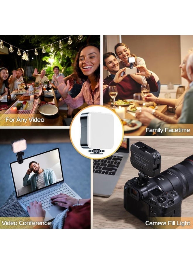 Rechargeable Clip-On LED Selfie Light – Portable Phone, Laptop & Tablet Fill Light with 3 Modes and Adjustable Color Temperature 3000-5500K - Image 2