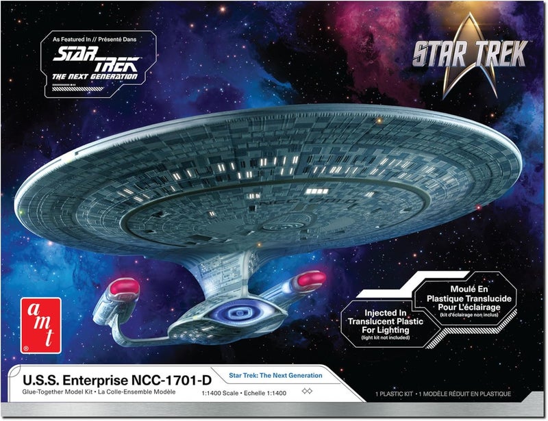 AMT Star Trek Model Kit (The Next Generation U.S.S. Enterprise NCC) - Image 4