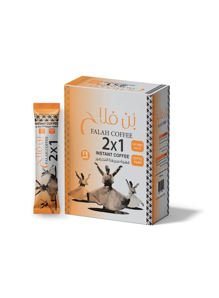 Falah Coffee instant coffee 2 in 1- 24 pack - Image 1