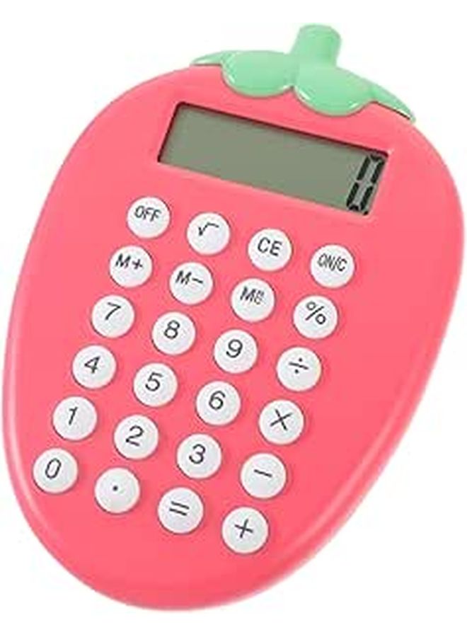 Pink Portable Office Calculator for Students Scientific Daily Use Small Size - Image 1