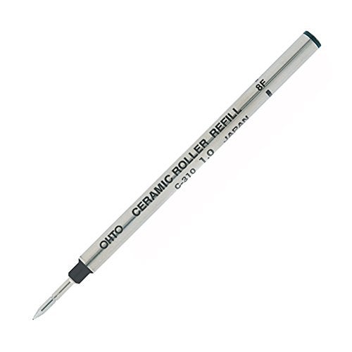 OHTO C-310P Ceramic Roller Ball Pen Refill - 1.0 mm - Black - Image 1