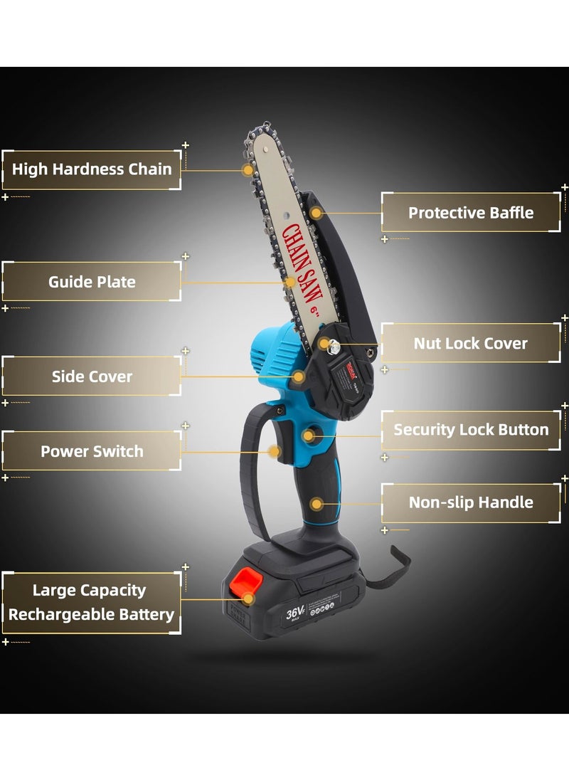 BONAI - Efficient 2 in1 Cordless Tool Set Electric Chainsaw and Pruning Shears with Twin Batteries for Woodwork Garden Fruit and Flower Pruning - Image 1