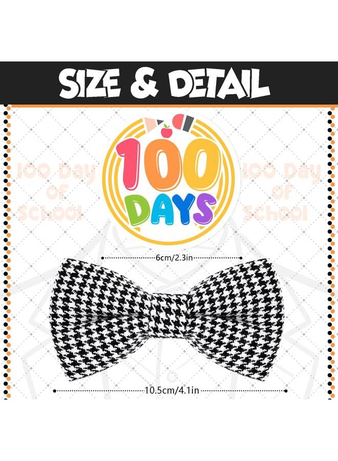 Fabllewavi 8PCS Old Man Grandpa Costume - Hat Suspenders Bow Tie Fake Eyebrows Whiskers Glasses Cane Badge Tattoo for Cosplay, Bk Plaids, Standard - Image 5