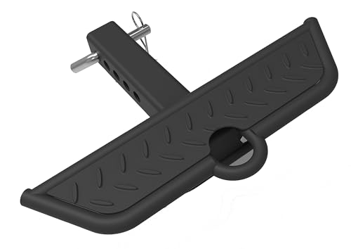 MY RUSTIC Hitch Step 2 Inch Receivers,Trailer Hitch Step for Truck,Tow,Tailgate,Pickup Truck,Hitch Bumper Guard (Black 17.3 inch) - Image 1