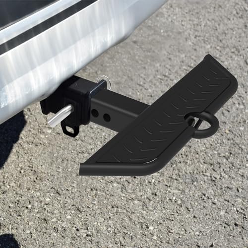 MY RUSTIC Hitch Step 2 Inch Receivers,Trailer Hitch Step for Truck,Tow,Tailgate,Pickup Truck,Hitch Bumper Guard (Black 17.3 inch) - Image 4