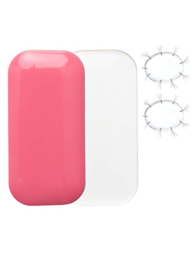 JCSMARTEC 4Pack Silicone Eye Lashes Extender Pallet Reuseable New Eyelash Extension Pads Mat Holder Stand 43 x 22 in - Image 1