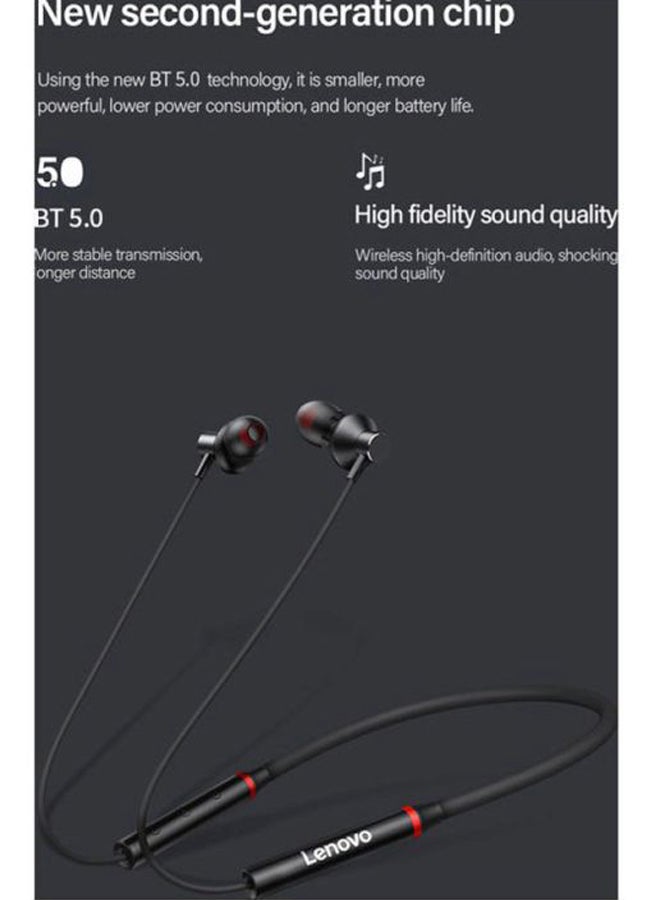 Lenovo HE05X Hanging Headphone Black - Image 2