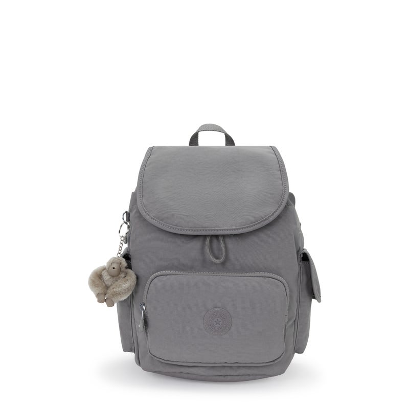 kipling City Pack S Inviting Grey Small Backpack - Image 1