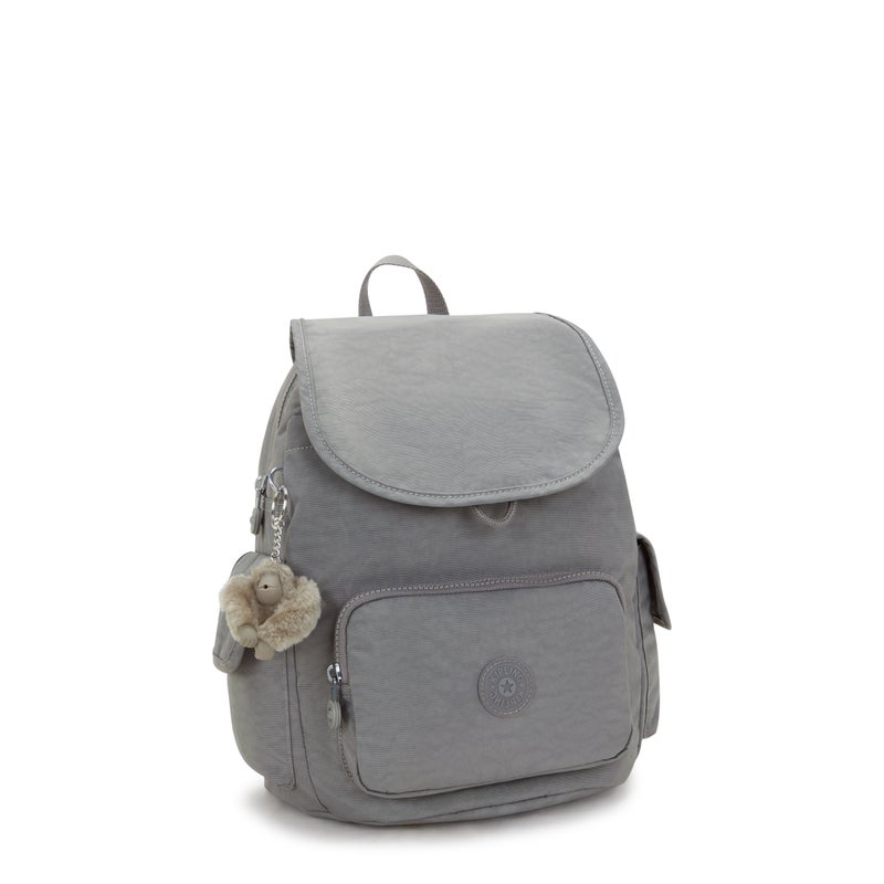 kipling City Pack S Inviting Grey Small Backpack - Image 5