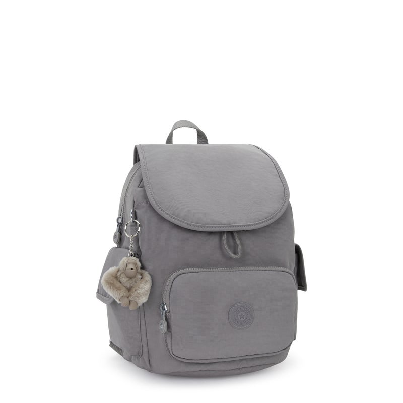 kipling City Pack S Inviting Grey Small Backpack - Image 3