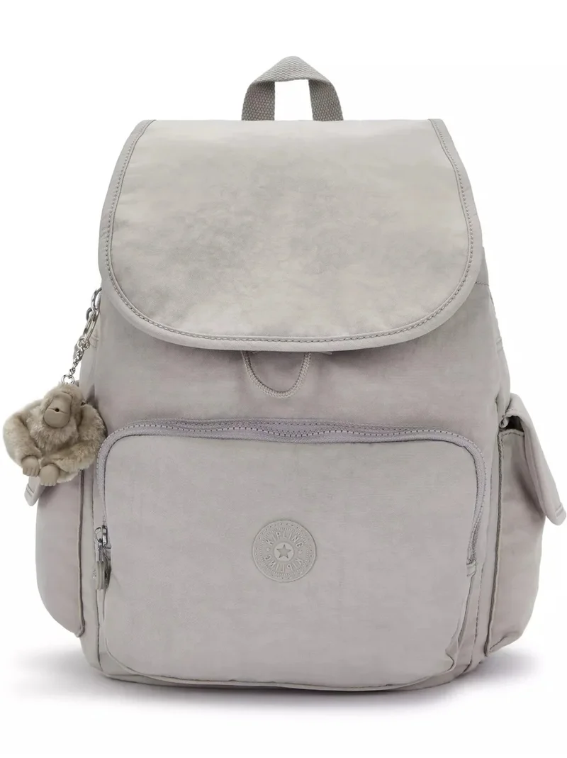 kipling City Pack S Small Female Backpack - Inviting Grey C