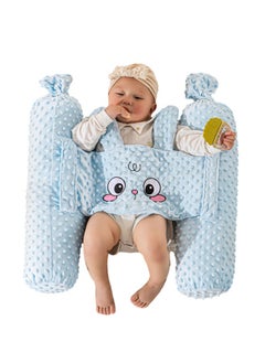 Beauenty 2 PCS Baby Anti Roll Side Sleep Pillow With Connecting Bands, Adjustable Infant Positioning Neck Back Cushion Accompany Sleeping Pillows for Unisex Toddlers  - Image 1