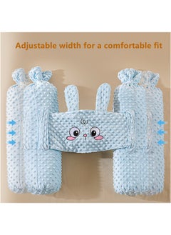 Beauenty 2 PCS Baby Anti Roll Side Sleep Pillow With Connecting Bands, Adjustable Infant Positioning Neck Back Cushion Accompany Sleeping Pillows for Unisex Toddlers  - Image 5