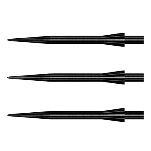 Winmau Dart Points - Velocity Steel Tip Darts Points in Black - 32mm - Image 1
