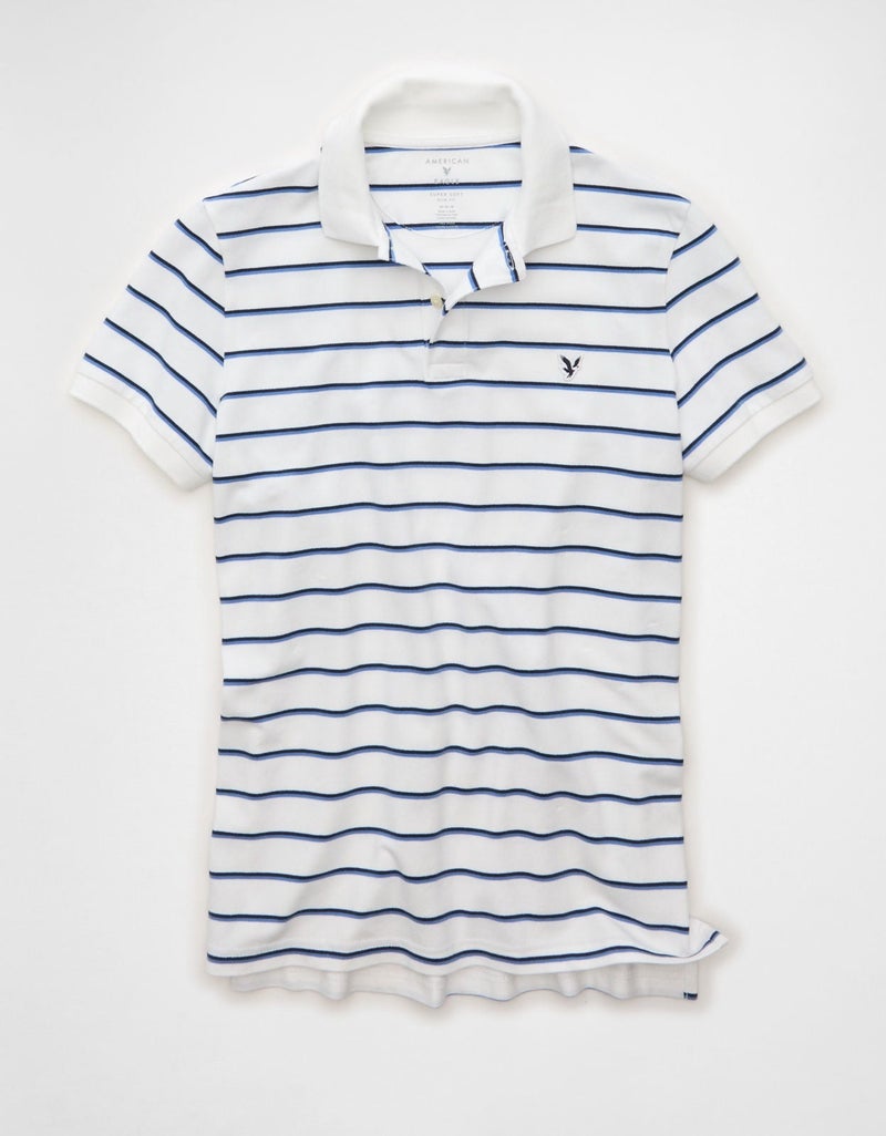 American Eagle AE Slim Fit Stretch Polo Shirt - Image 5
