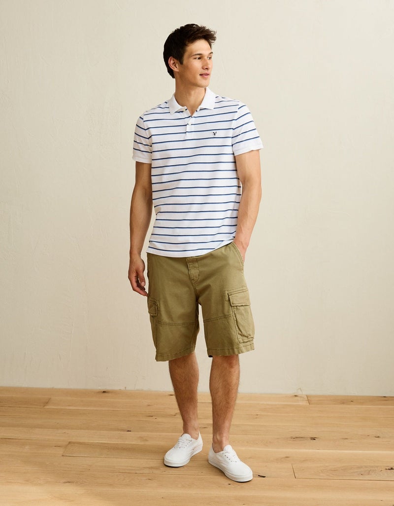 American Eagle AE Slim Fit Stretch Polo Shirt - Image 3