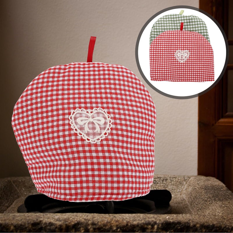 Insulated Teapot Cover 2 Pack Decorative Dustproof Kettle Warmer For Home Kitchen - Image 4