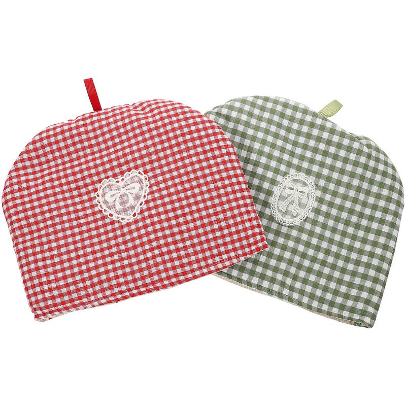 Insulated Teapot Cover 2 Pack Decorative Dustproof Kettle Warmer For Home Kitchen - Image 2
