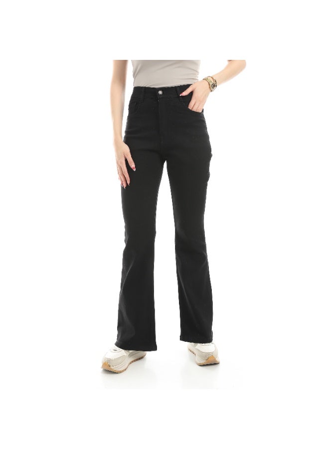 Charleston Pocket Pants For Women - Black - Image 4