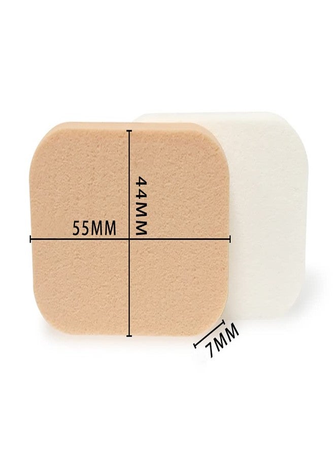GSHLLO 20 Pcs Rectangle Powder Puffs Soft Facial Face Sponges Makeup Foundation Blender Cosmetic Blush Applicators for Dry Wet Use - Image 2