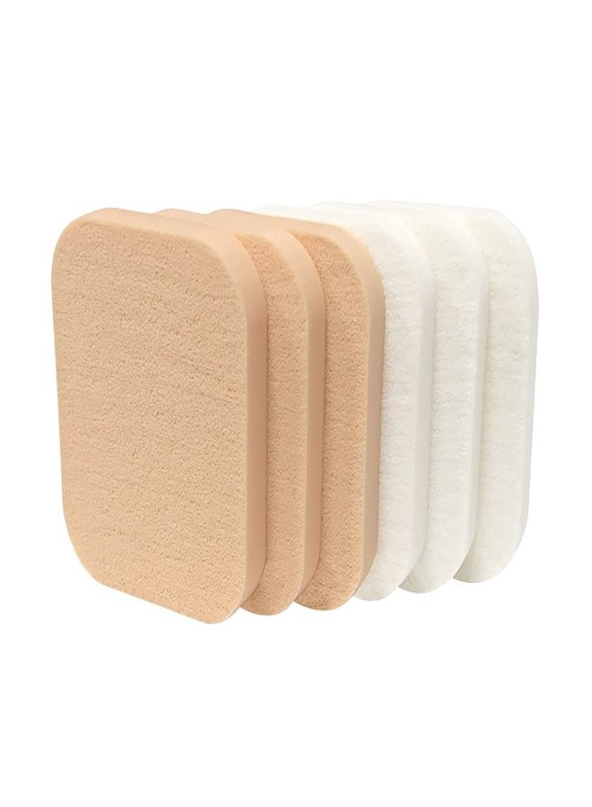 GSHLLO 20 Pcs Rectangle Powder Puffs Soft Facial Face Sponges Makeup Foundation Blender Cosmetic Blush Applicators for Dry Wet Use - Image 1