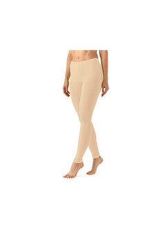REDCOTTON Womens Elastic Waistband Solid Leggings  - Image 1