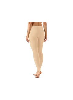 REDCOTTON Womens Elastic Waistband Solid Leggings  - Image 2