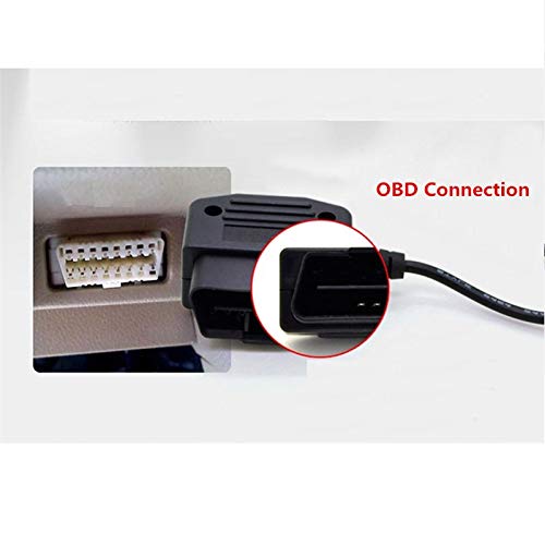 REARMASTER Universal OBD Power Cable for Dash Camera,24 Hours Surveillance/Acc Mode with Switch Button(Micro USB Port) - Image 4