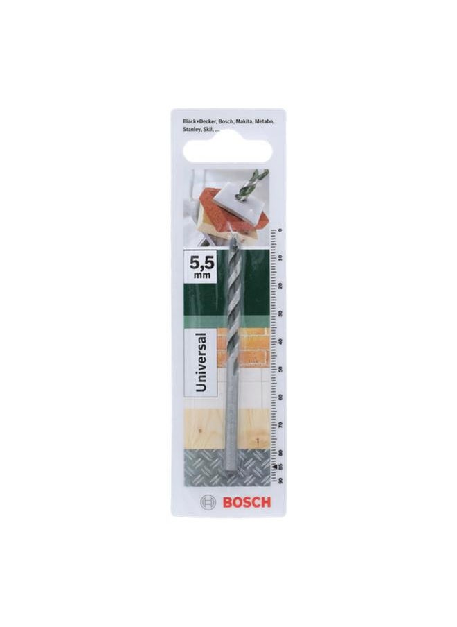 Universal Multi Purpose Precise Drill Bit Silver 5.5 x 85mm JE2 609 255 473