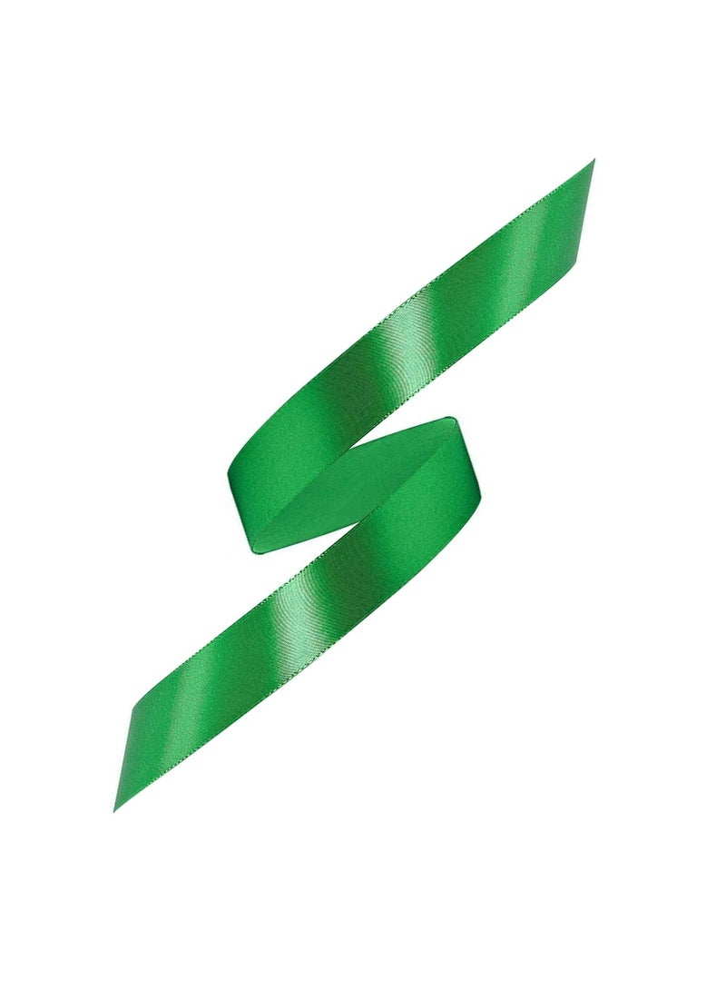 شريط ساتان 10 قطع بعرض 10 مم باللون الأخضر - Image 2