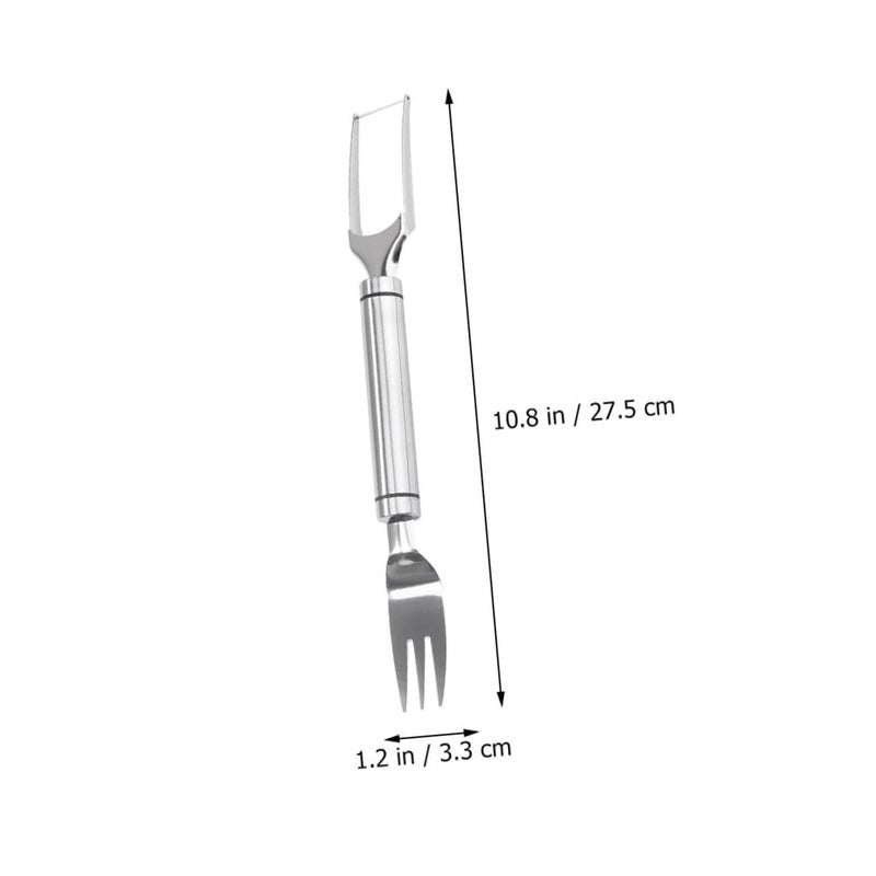 Stainless Steel Watermelon Slicer Fork Multifunctional Fruit Cutter Kitchen Tool - Image 3