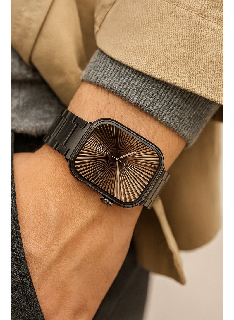 Haino Teko HainoTeko-10 Waterproof Smart Watch with 3 Luxury Stainless Steel and Silicone Straps and Trail Loop Tempered Glass Black - Image 4