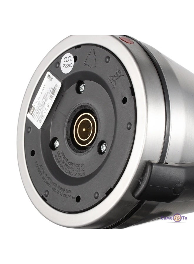 آر إيه أف العلامة التجارية: RAF رقم الموديل: R.7963 اللون: الفولاذ المقاوم للصدأ السعة: 1.5 لتر الطاقة: 1500 واط النوع: غلاية كهربائية المادة الرئيسية: الفولاذ المقاوم للصدأ - تصميم داخلي خالٍ من مادة BPA - مؤشر إضاءة - تسخين سريع - قاعدة دوارة بزاوية 360 درجة - إيقاف تلقائي بلد المنشأ: الصين ضمان دولي - Image 4