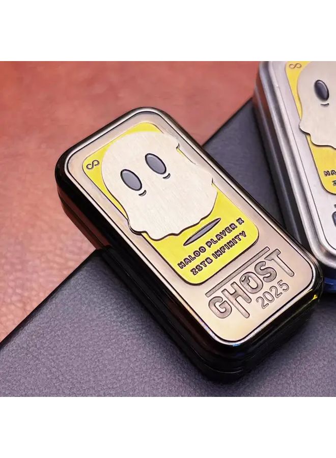 Black Stainless Steel Fidget Slider Toy Haptic Sensory Card For Adults EDC - Image 3