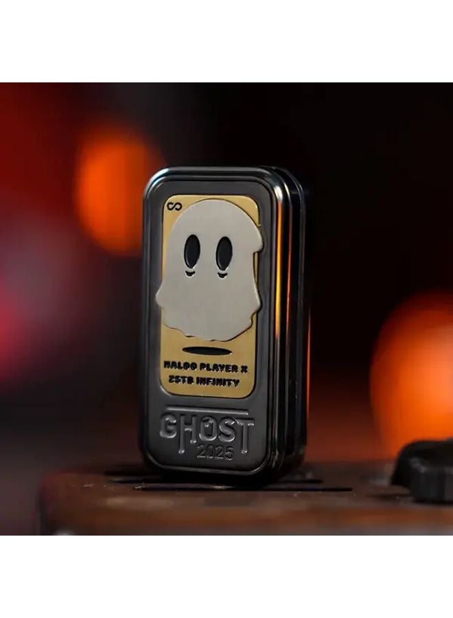 Black Stainless Steel Fidget Slider Toy Haptic Sensory Card For Adults EDC - Image 2