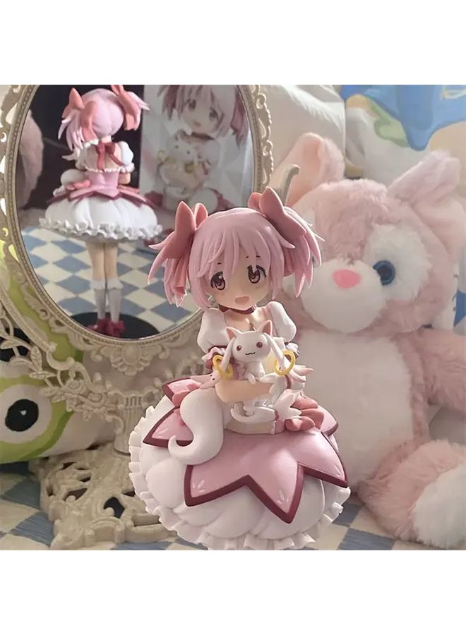 Anime Magical Girl Figure With Rabbit PVC Collectible Model Cute Display Statue Ideal Gift - Image 5