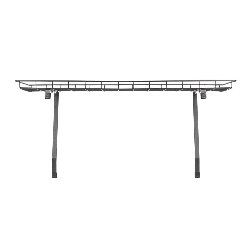 Household Essentials Rear Display Over-The-Washer Storage Shelf to Organize and Store Laundry Room Supplies, Matte Black - Image 4