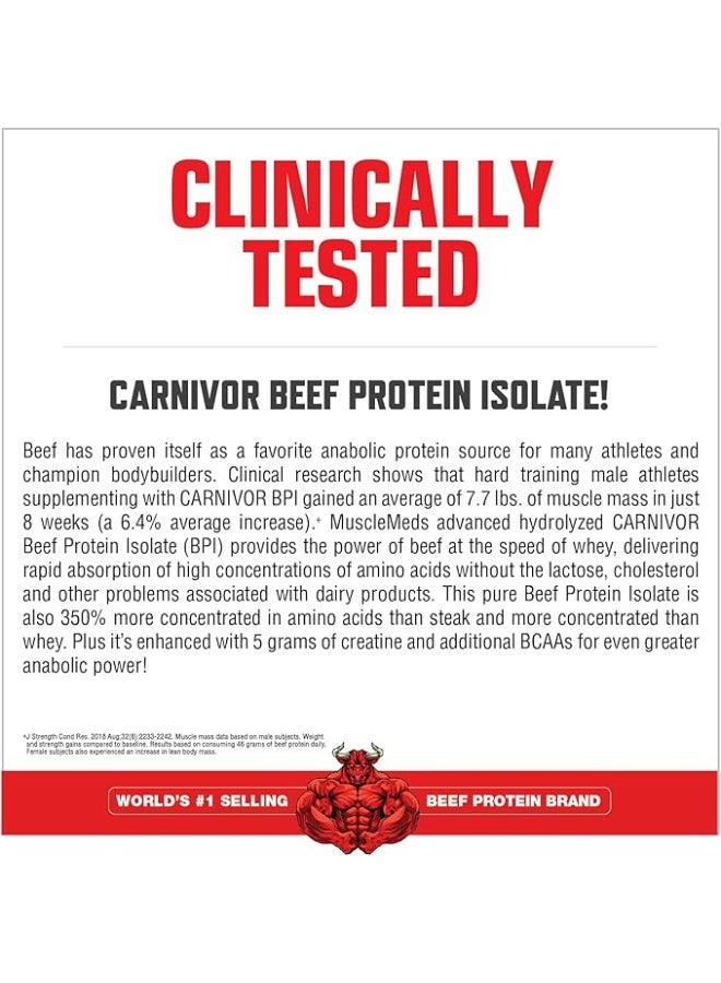 MuscleMeds Carnivor Mass Chocolate Big Steer 1250, 15 Lb (Packaging May Vary) - Image 4