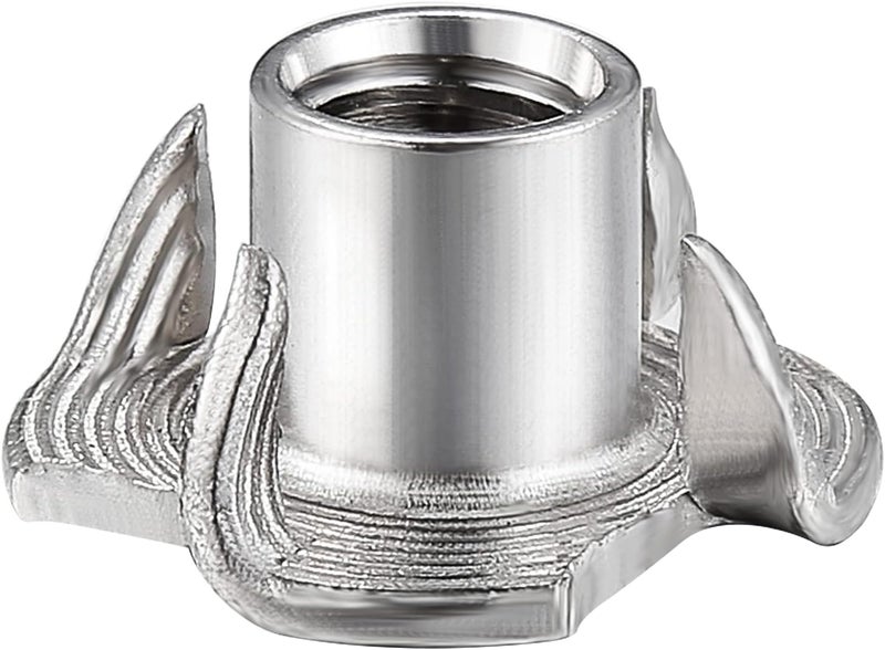 Wensilon Store 50pcs M10x13 T-nut 304 Stainless Steel Four-jaw - for Home, Hotel Outdoor Threaded Insertion - Image 3