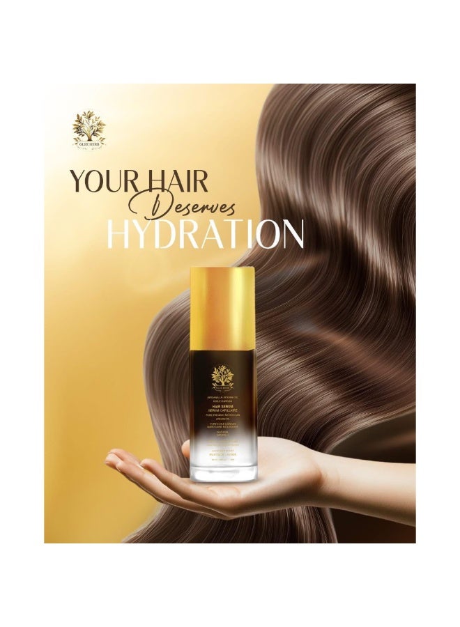 چلي هيرب  Glee Herb Arganilla Argan Oil Hair Serum – 50 ml | Nourishing & Anti-Frizz Treatment for Soft, Shiny, and Healthy Hair - Image 2