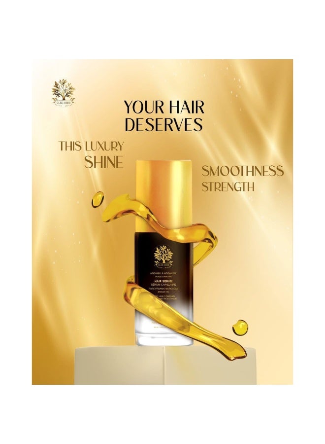 چلي هيرب  Glee Herb Arganilla Argan Oil Hair Serum – 50 ml | Nourishing & Anti-Frizz Treatment for Soft, Shiny, and Healthy Hair - Image 4