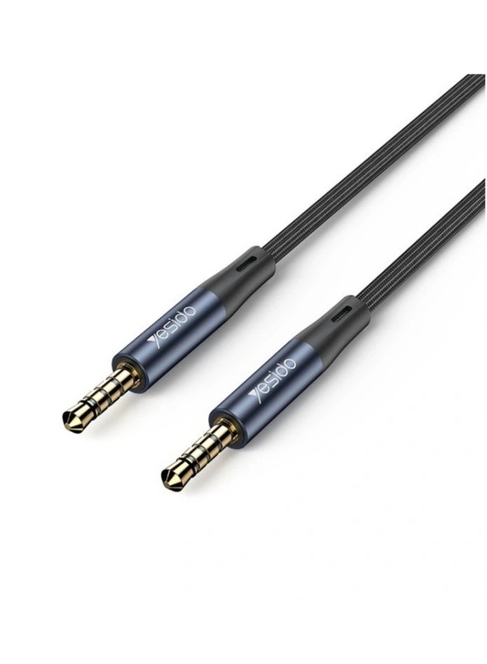 Yesido YAU43 3.5mm to 3.5mm AUX Audio Adapter Cable, Length: 1m YAU43 - Image 1